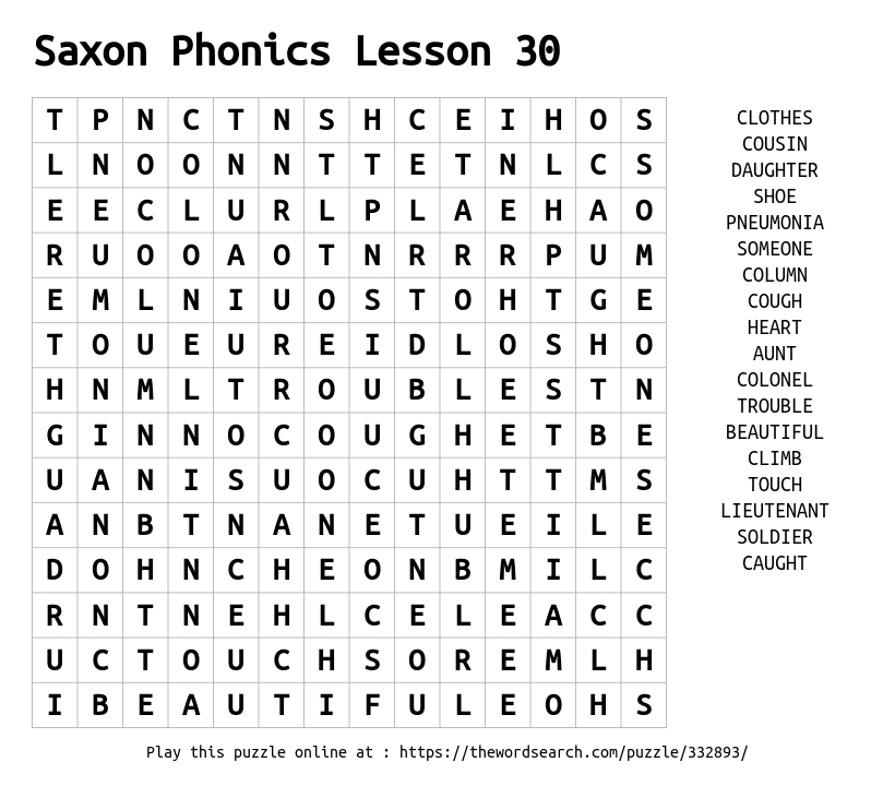 what is saxon phonics