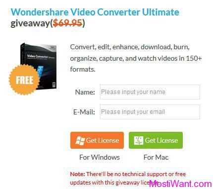 wondershare video converter ultimate registration code